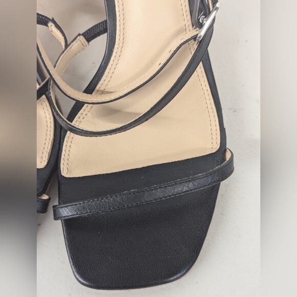 new BLACK SUEDE STUDIO Verana Ankle-strap High-heel Sandals In Black sz38 7.5-8 - Picture 7 of 11